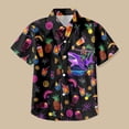 thumbnail image 5 of SOFTCCLO Boys Shirts Short Sleeve Lapel Collar Casual Everyday Wear Stylish Kids Button Down Shirts 4-5Y, 5 of 7