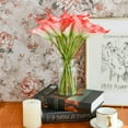 thumbnail image 4 of White Flowers Artificial Calla Lily Silk Fake Flowers 13.5" for Mother's Day Easter Home Kitchen Wedding Decorations, 4 of 5