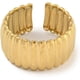thumbnail image 2 of 1 anillo abierto de acero inoxidable 304 para mujer, anillo dorado, adorno ajustable, accesorio para boda, compromiso, fiesta, joyería, regalo., 2 of 3