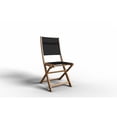 thumbnail image 3 of Lucas Teak Outdoor Folding Chair in Black, 3 of 5
