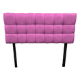 thumbnail image 2 of Cabecera El Bazar Store Linq Individual Rosa Ajuste de altura Moderna abotonada, 2 of 5