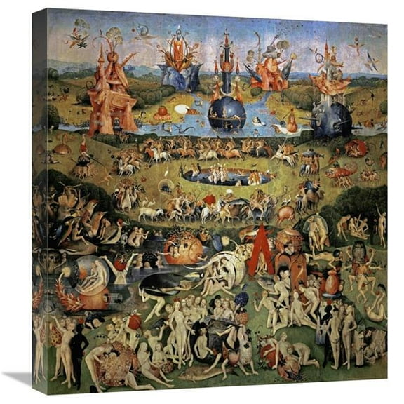 22 in. The Garden of Earthly Delights - Center Panel Art Print - Hieronymus Bosch