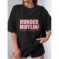thumbnail image 1 of EWH EWHThe Office Pink Dunder Mifflin Logo T-Shirt, 1 of 6