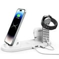 thumbnail image 7 of Wanyng 6 in 1 Wireless Charging Station 15W Fast Charging Stand for iPhone, Watch, Pods, Androids, Apple Charger Stand for Multiple Devices White, 7 of 7