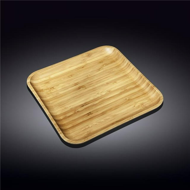 Wilmax WL-771024-A Assiette en Bambou 11 x 11 Po. - Lot de 36