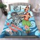 thumbnail image 1 of Juego de cama Samoa Americana - Polinesia Niñas con tiburón, 1 of 4