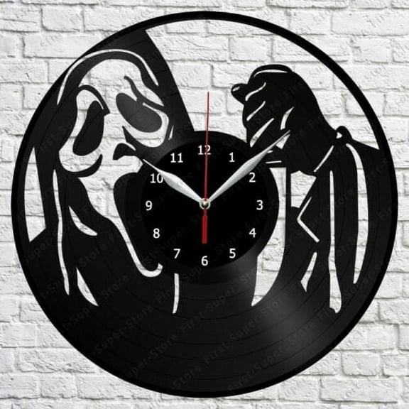 Scream Vinyl Record Wall Clock Art Decor Original Gift Vintage Wall Art Design