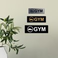 thumbnail image 3 of Basic Gym Sign (Brushed Gold) - Small, 3 of 5