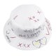 thumbnail image 2 of Moda Graffiti Sombrero de pescador plegable Gorra de cubo de estilo Hip Hop Blanco, 2 of 9