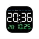 thumbnail image 1 of Relojes de Pared Digitales Temperatura Fecha Semana VisualizacióN Reloj de Mesa ElectróNico 12/24H Reloj Despertador LED Montado en la Pared Control Remoto,A, 1 of 9