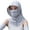 Light Gray, variant on Women's UV Protection Balaclava Hat with Neck Guard & Face Mask for Cycling, Travel & Outdoor Activities