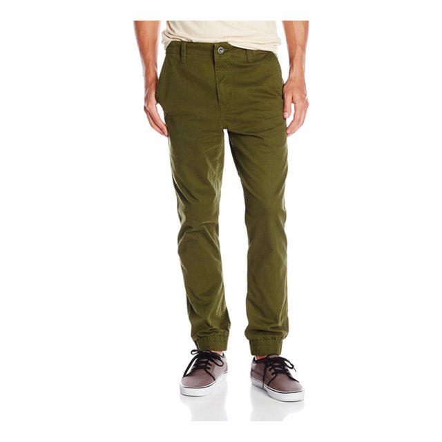 RVCA The House Arrest Athletic Jogger Pantalones para Hombre, Verde, 36W x 30L RVCA Persona que practica jogging
