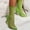 Green, variant on Large Size Diamond Versatile Mesh Diamond Trendy Women's High Heeled Sandals
