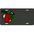 thumbnail image 2 of 212 Main LP-1352 6 x 12 in. Apple with Bookworm Teacher Metal License Plate, 2 of 2