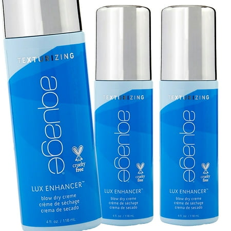 Aquage Texturizing Lux Enhancer Blow Dry Creme 4 oz Cream - Pack of 3