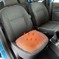 thumbnail image 4 of Back to School Savings! ESULOMP Winter Automobile Fleece Cushion Backless Seat Cushion Thickened Single Piece Small Cushion Car Cushion Rose Gold, 45 x 45cm, 4 of 5