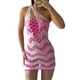 thumbnail image 2 of SAYOO Vestido de Cuello Redondo para Mujer, Sin Mangas, Paquete de Color Puro, Cadera de una Pieza, Vestido de Fiesta de Cóctel Hueco hacia Fuera SAYOO Moda, 2 of 5