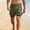 Army Green, variant on Men's 2-in-1 Athletic Shorts, Quick Dry Workout Shorts with Built-in Compression Liner, Elastic Waist Drawstring with Side Slit Swim Trunks Army Green S