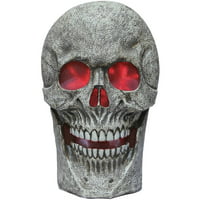 Light-up Skull with Sound Halloween Decoration