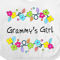 thumbnail image 4 of Inktastic Grammys Girl Bright Flowers Girls Baby Bib, 4 of 4