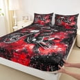 thumbnail image 3 of Homewish Extreme Sport Motocross 4pcs Bed Sheets For Adults Boys Girls,Universe Galaxy King Sheets,Abstract Gradient Super Cozy Sheet Set,Luxury Bedroom Decor, 3 of 7