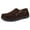 Smokey Taupe, variant on Zizor Mens Comfy Moccasin Slippers Drop Heel Memory Foam House Shoes Suede Loafer Slippers
