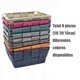thumbnail image 2 of Juego de 8 pequeñas cestas de nailon en forma de barril en 8 colores, ideal para organizar y guardar varios objetos. Este juego de 8 piezas es perfecto para uso doméstico o como regalo diario, 2 of 10