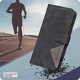 thumbnail image 4 of For Realme 14x 5G Phone Case Wallet Stand Geometry Imprinted Leather Cover, 4 of 5