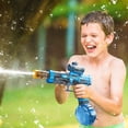 thumbnail image 5 of Transparent Electric Water Blaster with Light-Up Muzzle, High-Power Automatic Water Gun with Detachable Drum Magazine & Rechargeable Battery for Pool, Beach & Outdoor Activities,E, 5 of 6