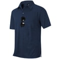 thumbnail image 2 of Geeksport Men's Casual Easy Care Short Sleeve Polo Shirt, 2 of 6