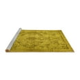 thumbnail image 2 of Ahgly Company Machine Washable Indoor Rectangle Persian Yellow Traditional Area Rugs, 8' x 10', 2 of 4