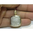 thumbnail image 2 of 2.40CT DIAMONDS CLUSTER PAVE PENDANT ROPE TWIST & 14kt, 2 of 11
