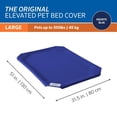 thumbnail image 3 of Funda de Repuesto para Cama Elevada de Mascotas Coolaroo Azul Acuático Grande, 3 of 4