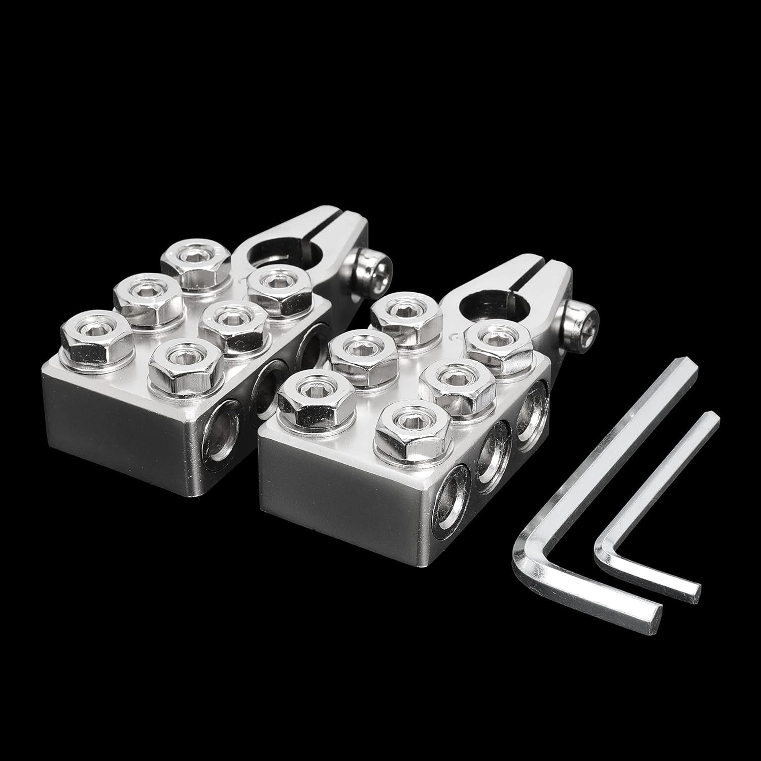 6AWG Battery Post Terminal Connector 12Way 1/0 2 4 8AWG Gauge Positive Negative