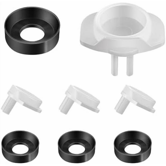 101237 Cup Seal & Diverter Gate 4-Pack – Exact-Fit Repair Kit for Moen 3800 Tub Spout, Leak-Proof Bathtub Faucet Replacement Part, Durable Rubber & Plastic, DIY Fix in Minutes$$Tools & Hardware Other