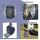 thumbnail image 5 of Bolsa de tejer, bolsa de ganchillo, bolsa de hilo de tamaño mediano, organizador de bolsa de ganchillo para hilo/ganchos/agujas/accesorios de ganchillo, (azul), 5 of 5