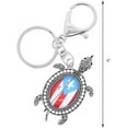 thumbnail image 2 of SandT Collection Puerto Rico Durable Metal Turtle Keychain, 2 of 3