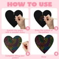 thumbnail image 7 of SYNCFUN 36 Packs Valentines Day Gifts for Kids, Classroom DIY Rainbow Scratch-Off Paper Cards for School Class Exchange Kids Valentines Crafts, 7 of 7