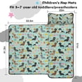 thumbnail image 5 of Dachshund Dog and Pizza Toddler Nap Mats for Kids Preschool,Sleeping Mat Bag or Kids,Toddler Sleeping Bag,Toddler Nap Mat or Daycare, 5 of 6