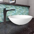 thumbnail image 2 of Vigo Phoenix Glass Circular Vessel Bathroom Sink with Faucet, 2 of 2