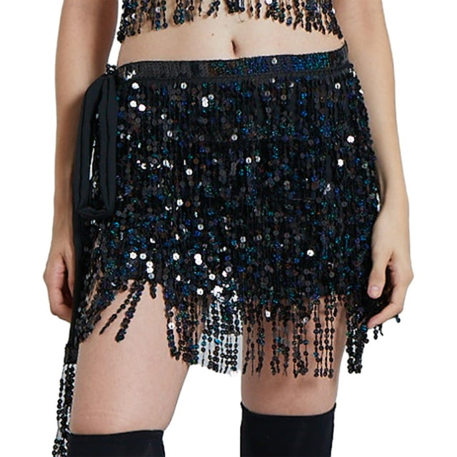 Traje de danza del vientre Cateissary para Mujer Negro Gasa