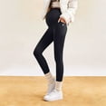 thumbnail image 2 of Babcutegg Pregnant Womens Yoga Pants Casual Fashion Regular Fitting Soft Leggings Comfortale Soild Color Maternity Leggings for Women Black Size M, 2 of 7