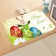 thumbnail image 2 of White Lindos tapetes de animales para puerta, tapete de Pascua, tapetes lavables, decoración del día de Pascua para el hogar, 2 of 5