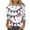 Multicolor#5, variant on Feancey Fourth of July Shirts for Women Plus Size 3/4 Sleeve Tops Independence Day USA Flag Print T-Shirt Summer Casual Loose Patriotic Tee Limited Time Sales Today Multicolor 3XL