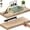 Oak Finish, variant on Ballucci 24" Floating Shelves, 2-Pack Wood Wall Shelf Set with Invisible Brackets, 8" Deep, Oak Finish