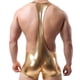 thumbnail image 4 of Hombres Casual Sólido Charol Body Sculpting Hip Lift Sexy Cintura baja Boxer Ropa interior Pompotops qyievc3981, 4 of 8