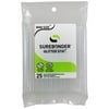 GL-25OPAL Mini Size 4" Glitter Clear Hot Glue Stick - 25 Pack