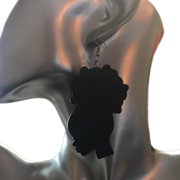 Afro Puff Earrings