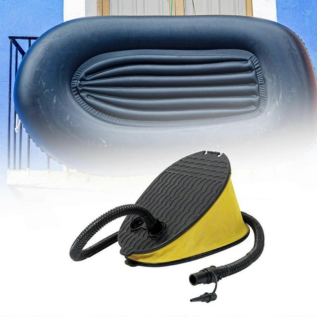 Lightweight Foot Pump with Nozzle High Volume Pump Inflator for Inflatable Pool, Beach Ball, Air Mattress, Bed, Yoga