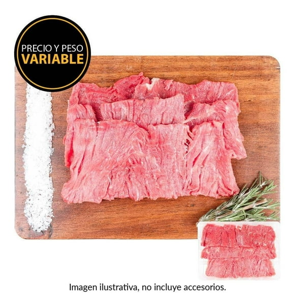 Tampiqueña de filete de res por kg peso aprox por charola 400 g